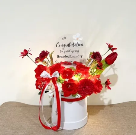 Bloom Box Akrilik Ucapan Grand Opening Cinambo